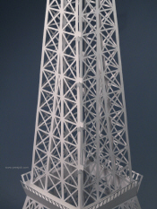 Eiffel Tower  Small Pictures on The Eiffel Tower Pop Up Origami Architecture Diy Kit    Origami