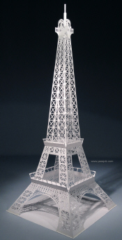 Eiffel Tower  Small Pictures on The Eiffel Tower Pop Up Origami Architecture Diy Kit